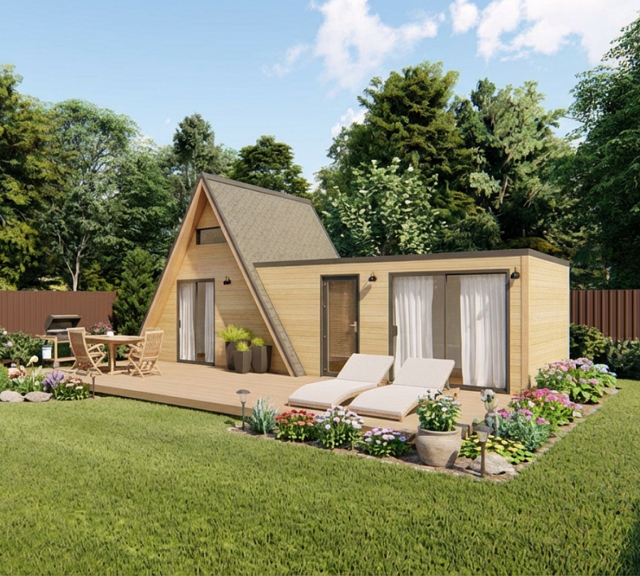 Оригинальная беседка Вишня