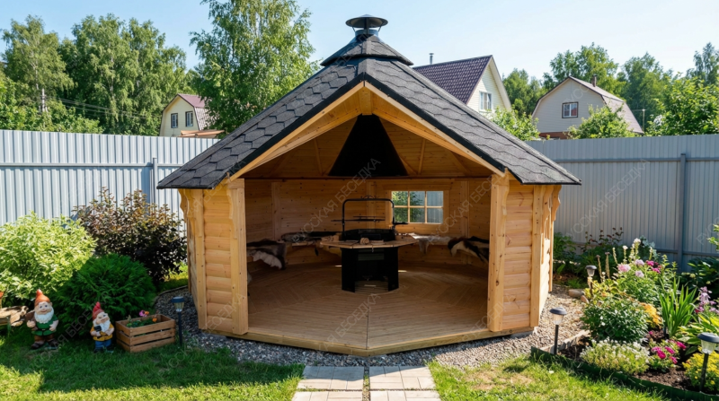 Шестигранная беседка Вимм