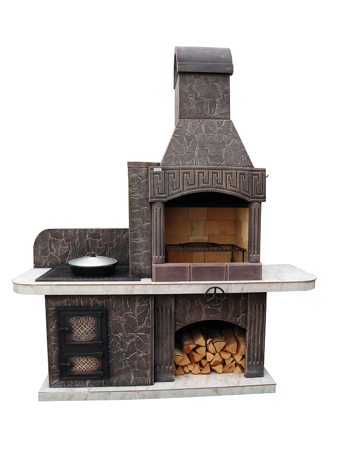 Печь № 15 — Барбекю с печью под казан