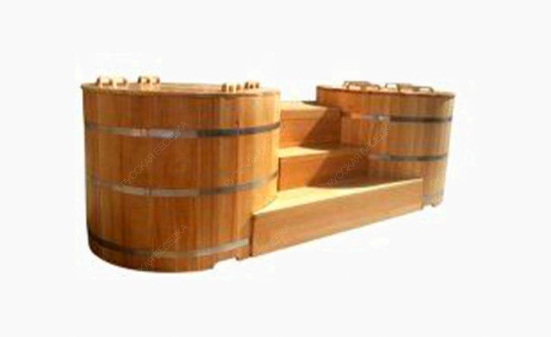 Купель круглая из кедра д200 NK416 2х2х1.2