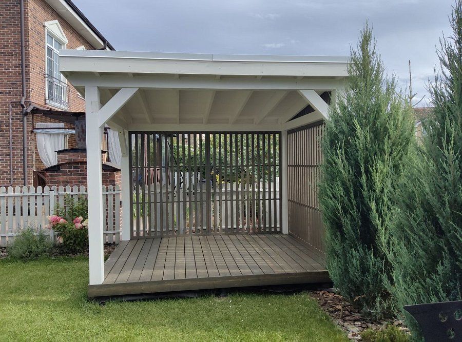 Прямоугольная беседка ФЛОА