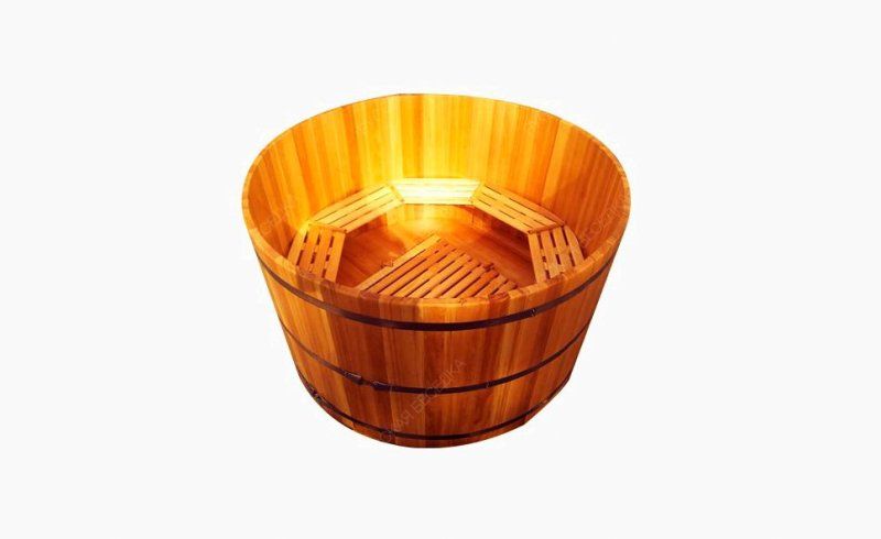 Купель круглая из кедра д200 NK416 2х2х1.2