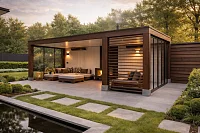 Прямоугольная беседка Истопка