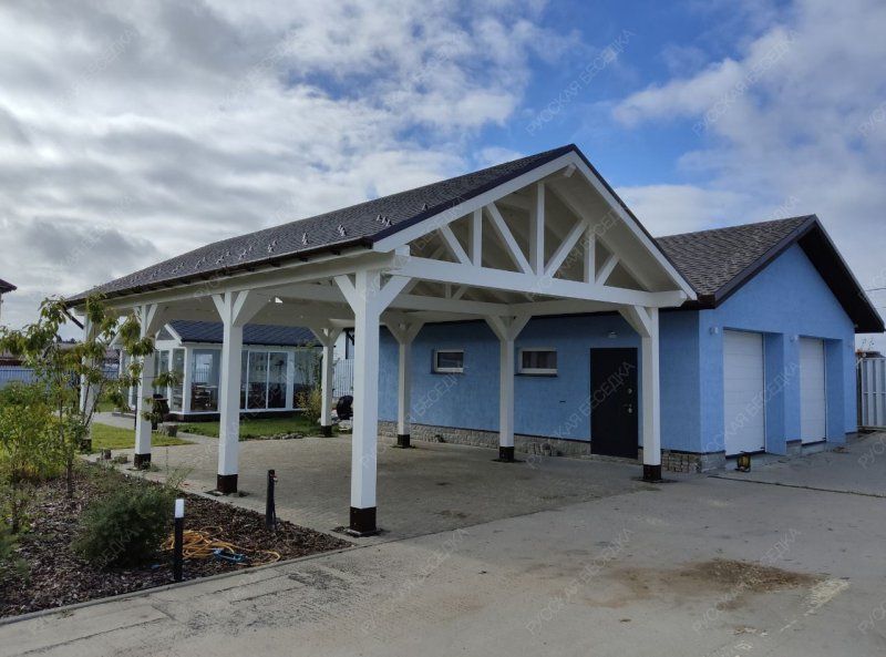 Навес для машин РИВЕР 6х9,65