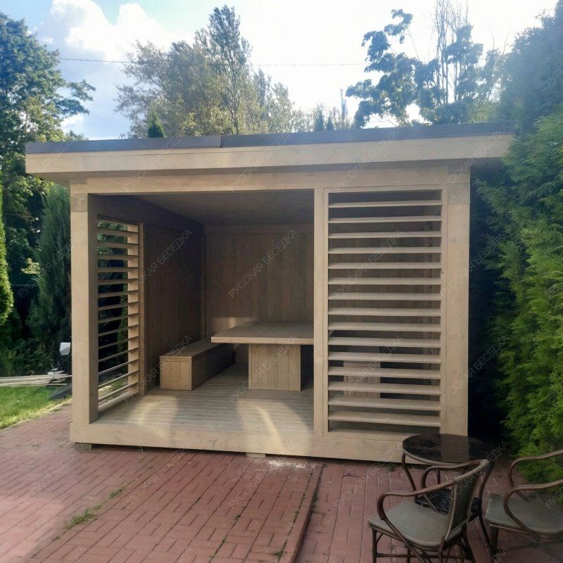 Квадратная беседка ЛОФТ