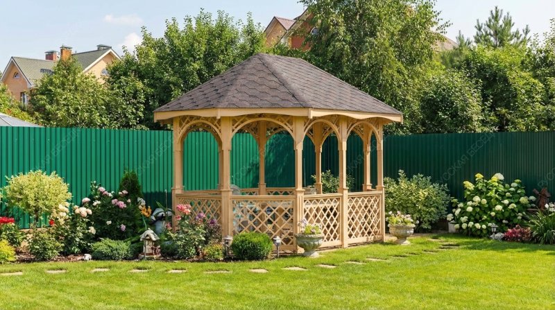 Овальная беседка ЖУР