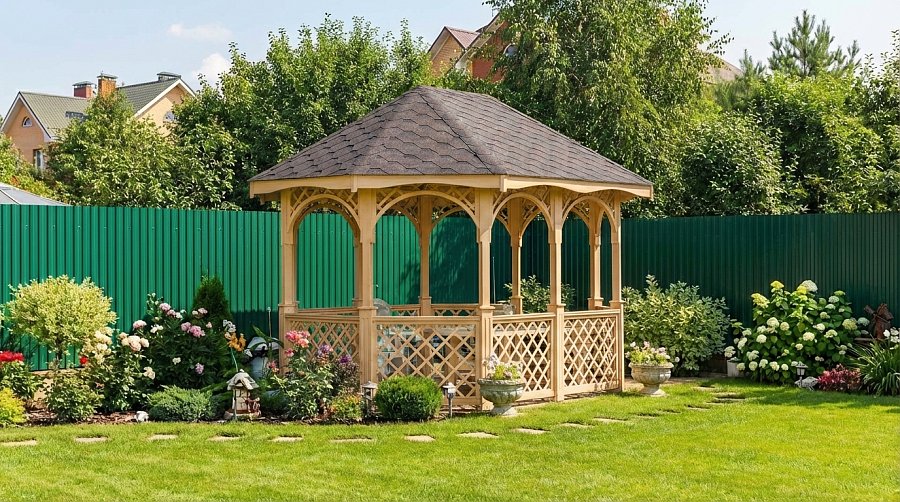 Овальная беседка ЖУР