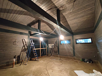 Навес для машин с хозблоком РАФ