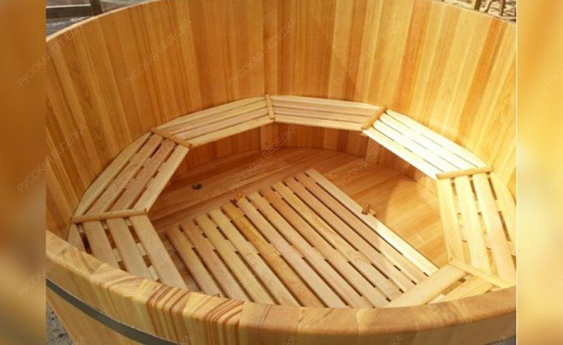 Купель круглая из кедра д200 NK416 2х2х1.2