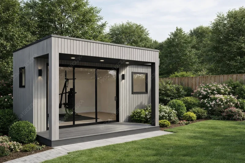 Современная беседка для спортзала Гридна