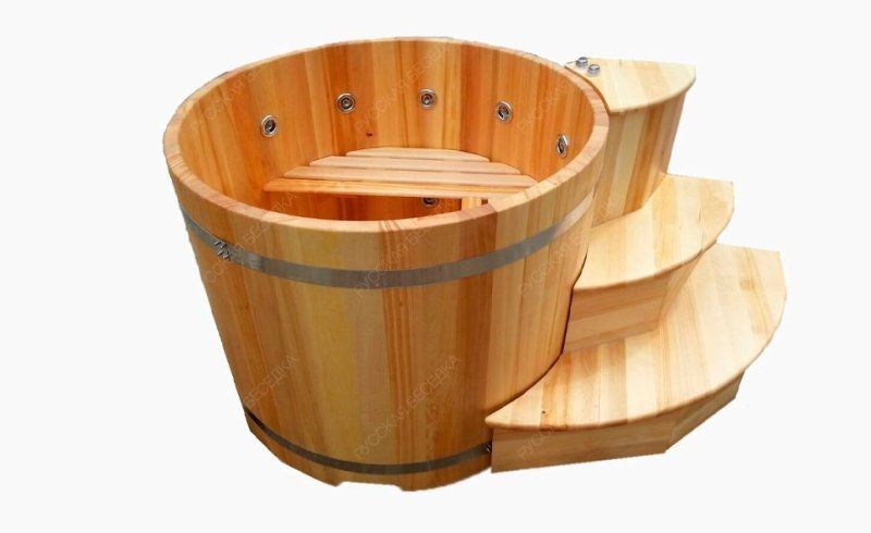 Купель круглая из кедра д200 NK416 2х2х1.2