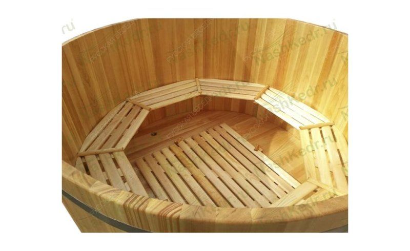 Купель круглая из кедра д200 NK416 2х2х1.2