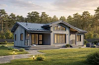 Садовый дом Мансарда